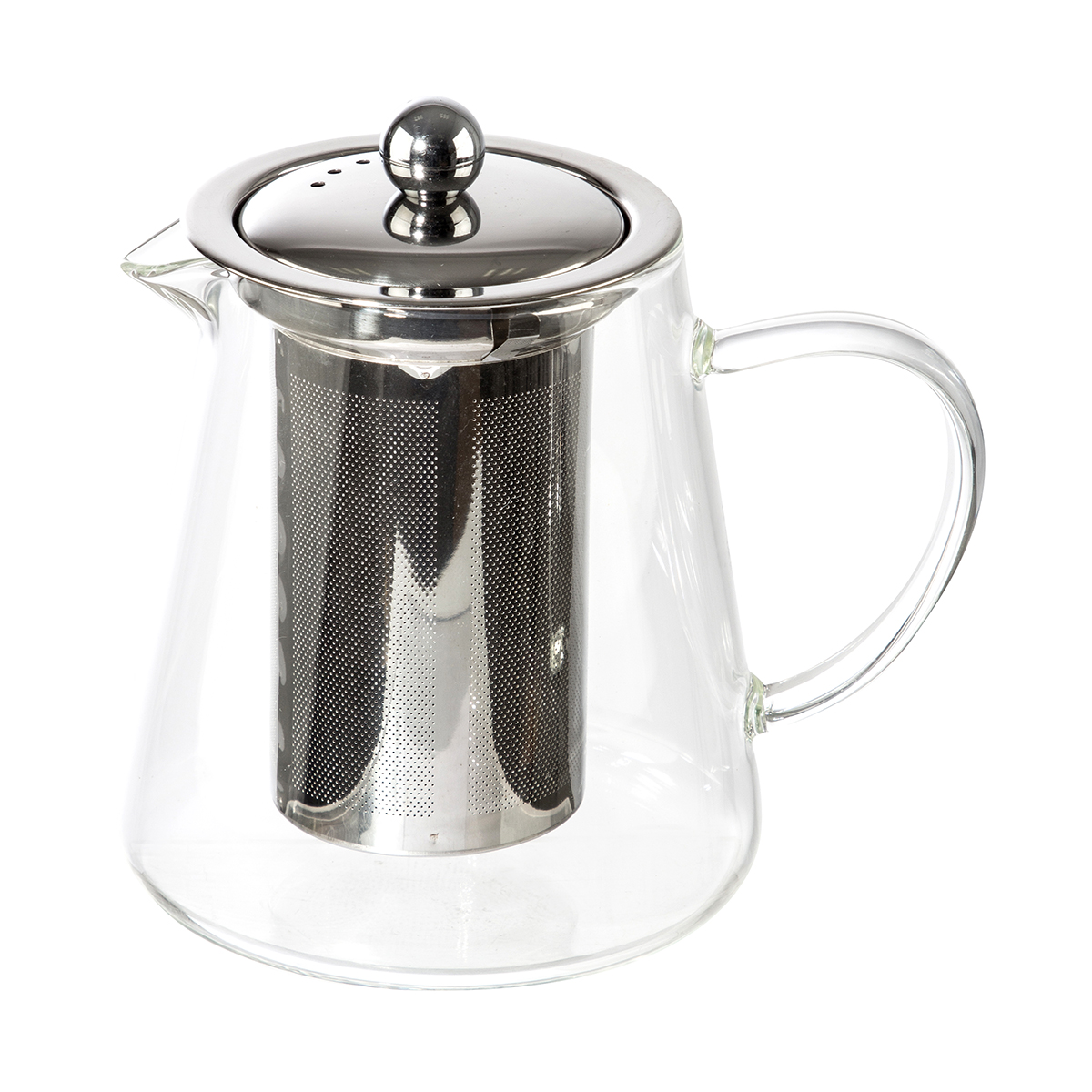Чайник завар. стекло "aroma" 750 мл, фильтр нержав. (1/24) "leonord"