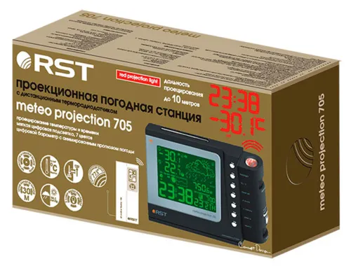 Метеостанция RST 32705 с проектором и беспроводным датчиком