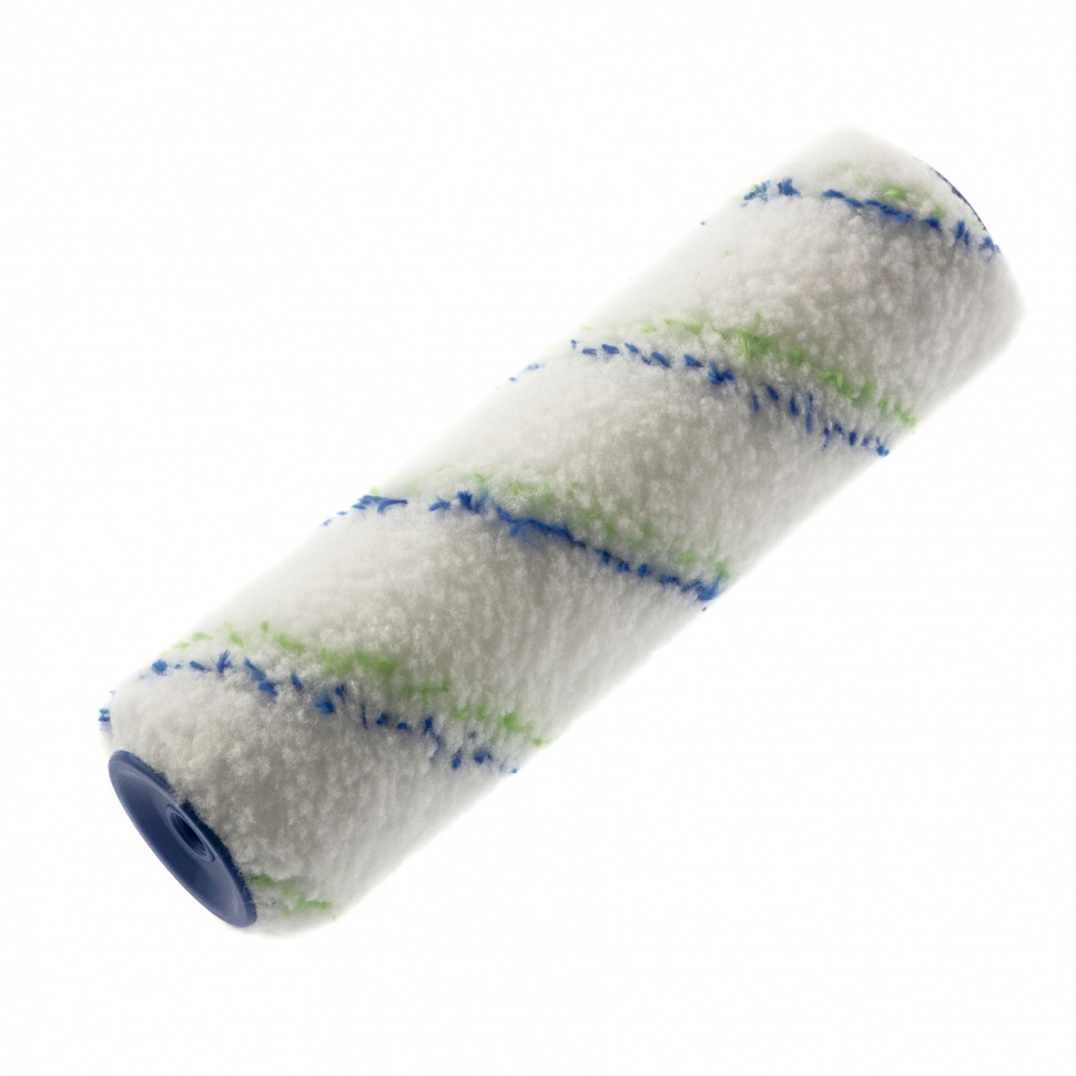 Валик сменный "Водные краски", 180 мм, ворс 12 мм, D - 36 мм, D ручки - 6 мм, полиэстер Сибртех (80194)
