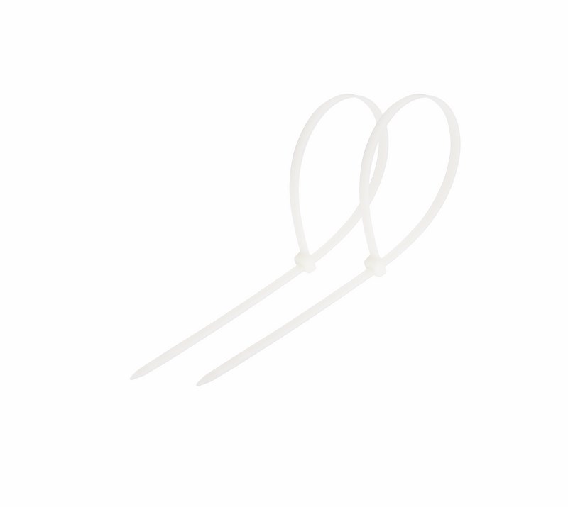 Хомуты нейлон 2,5 х 80 мм (набор 100 шт.), белые (1/10/500) "rexant"  07-0080