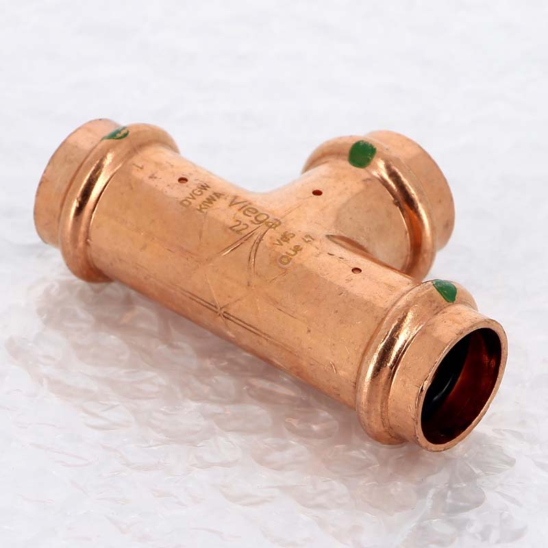 Тройник пресс медный Profipress VIEGA 22