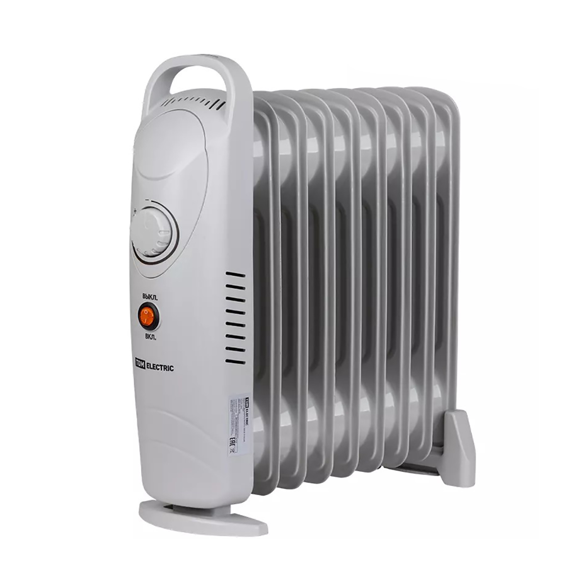 Радиатор масл. мини-9 9 секций 1 квт (1) tdm sq2501-0909