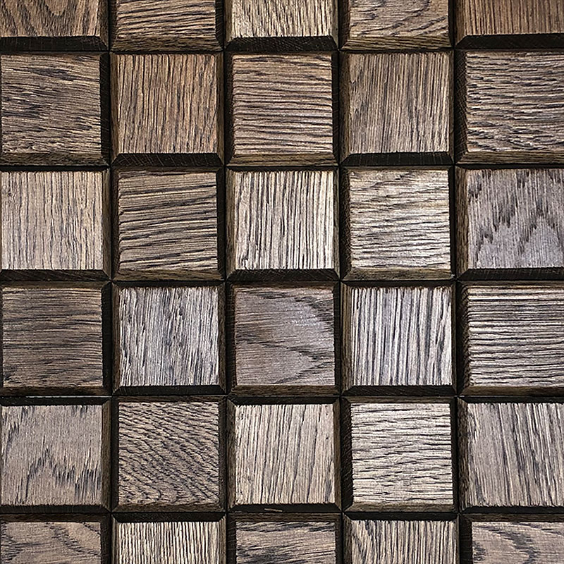 Стеновые панели CROWNWOOD WP3D9040 Шоколад, Дуб браш Коричневый