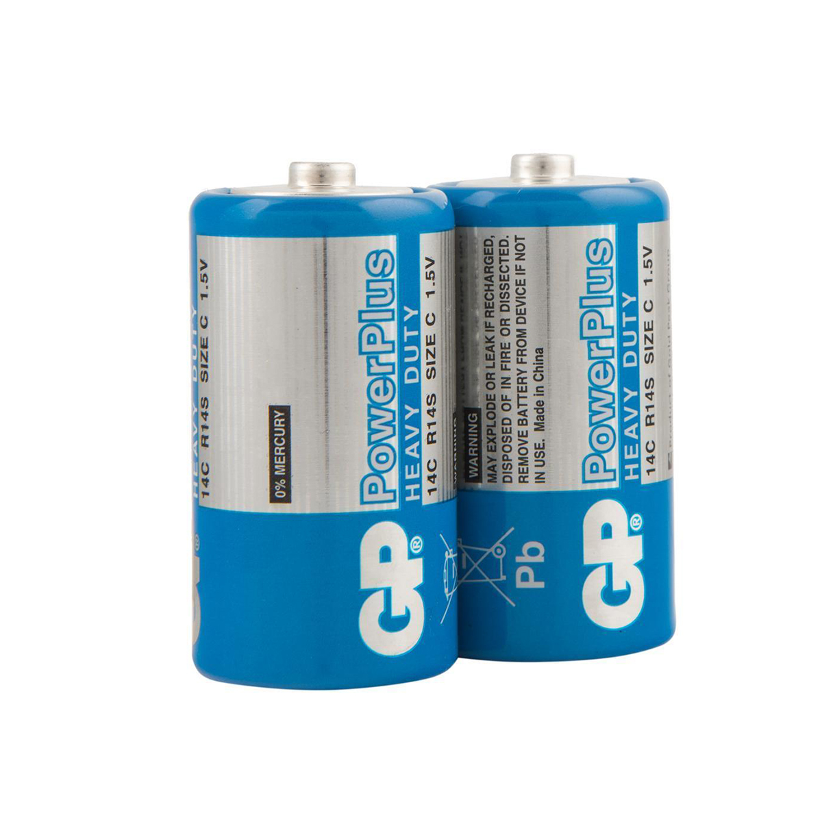 Батарейка gp powerplus 14cebra-2s2  тип с (2 шт. в слюде) (12/240)