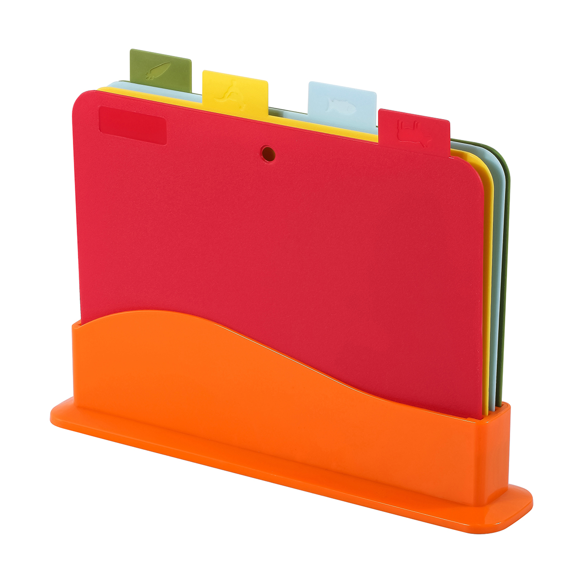 Доски разделочные пласт. на подставке "divo" (набор 4 шт.) (1/6) "mallony"