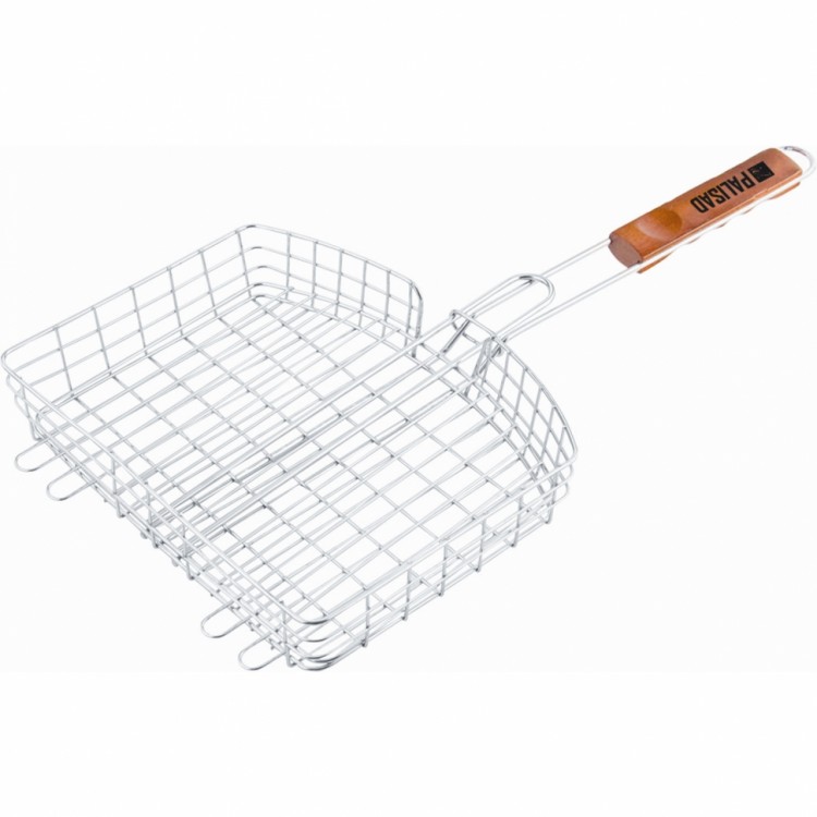 Решетка гриль 305 х 235 х 55 мм, объемная, хромированная Camping Palisad (69559)