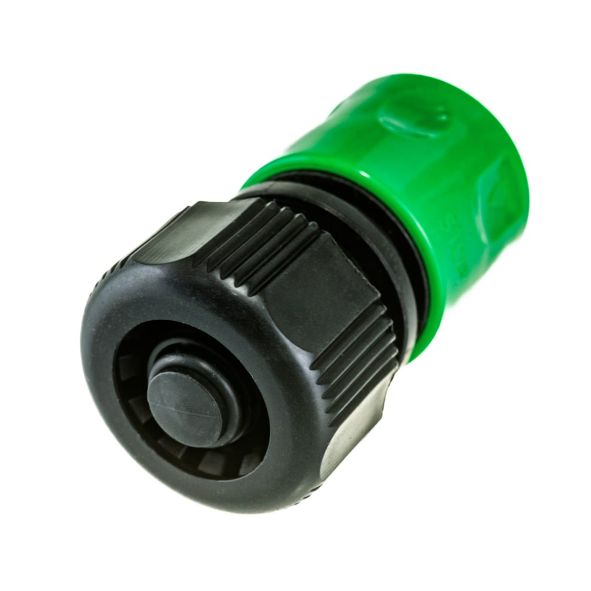 Соединитель для шлангов 5/8" с системой быстрой фиксации и аквастопом (1/50/200) "park" hl132