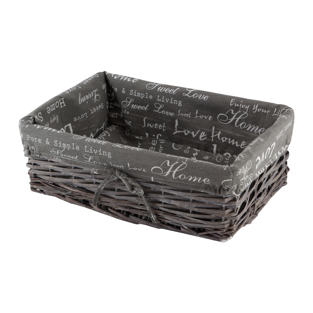 Корзина для хранения прямоуг. "sweet home" текстильн. вкладыш (1/8) "волшебная страна"