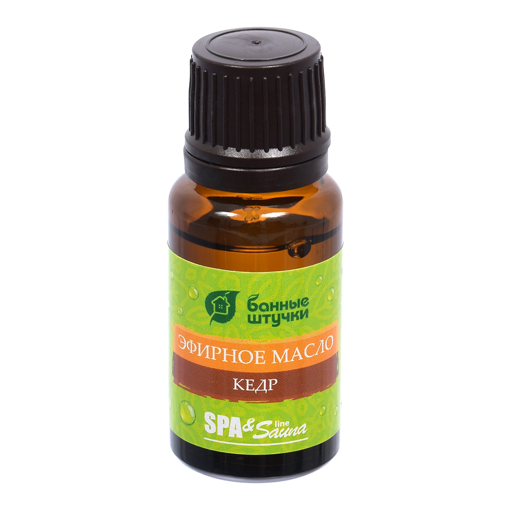 Масло эфирное "кедр" 15 мл (1/28) "банные штучки" 30006
