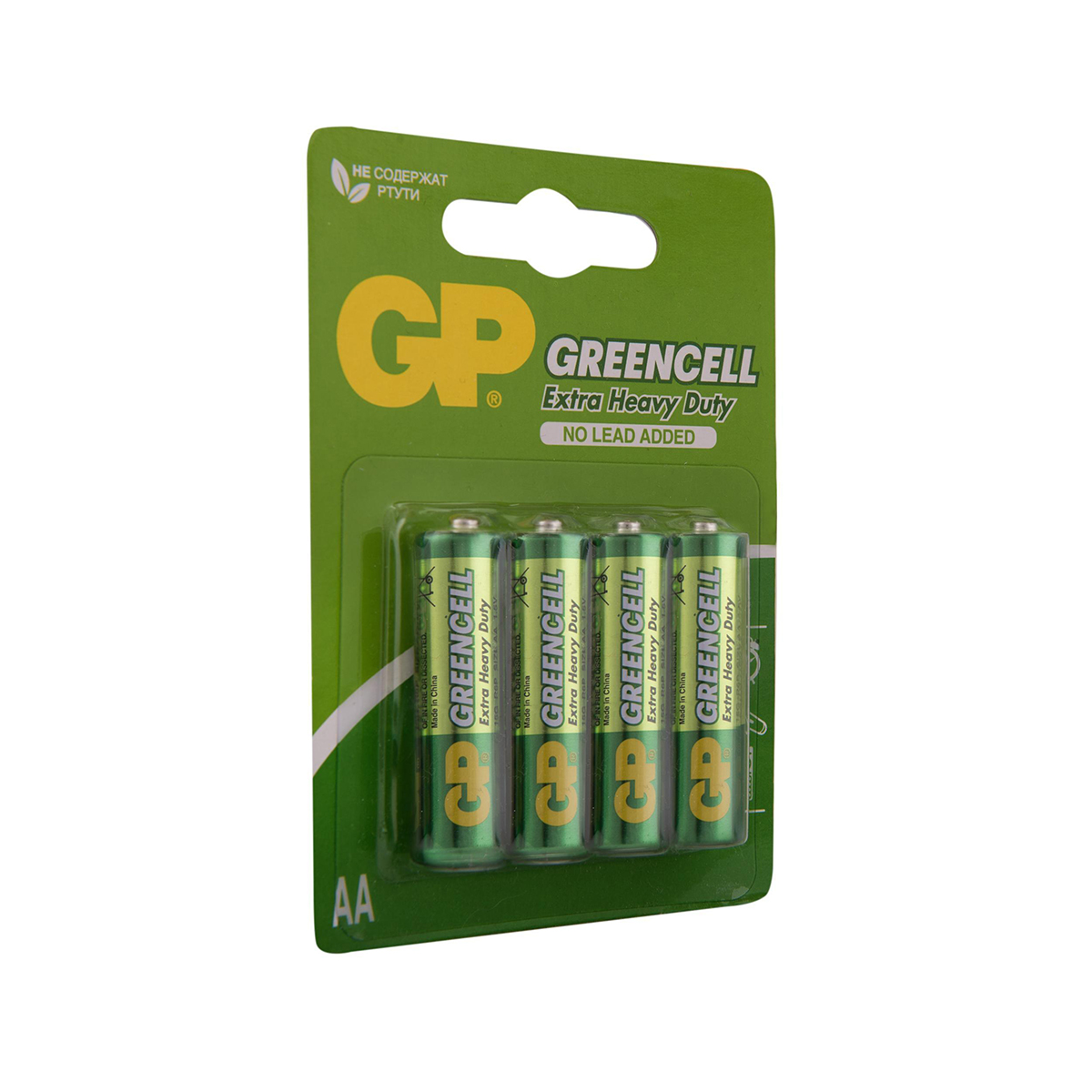 Батарейка gp greencell 15g-2cr4  тип аа (4 шт. в блистере) (18/72)