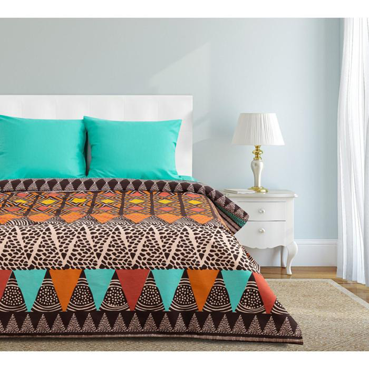 Постельное белье "этель" этника 2 сп. (бязь) (1) 5266684