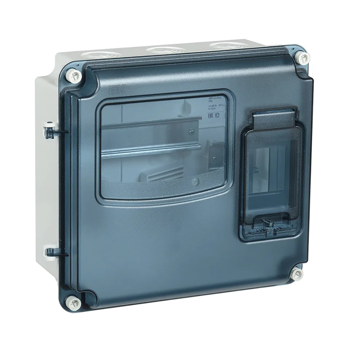 Щиток учетно-распределит. навесной "krepta 5" щурн-п 1/3 ip66 pc, пластик (1/12) " iek"