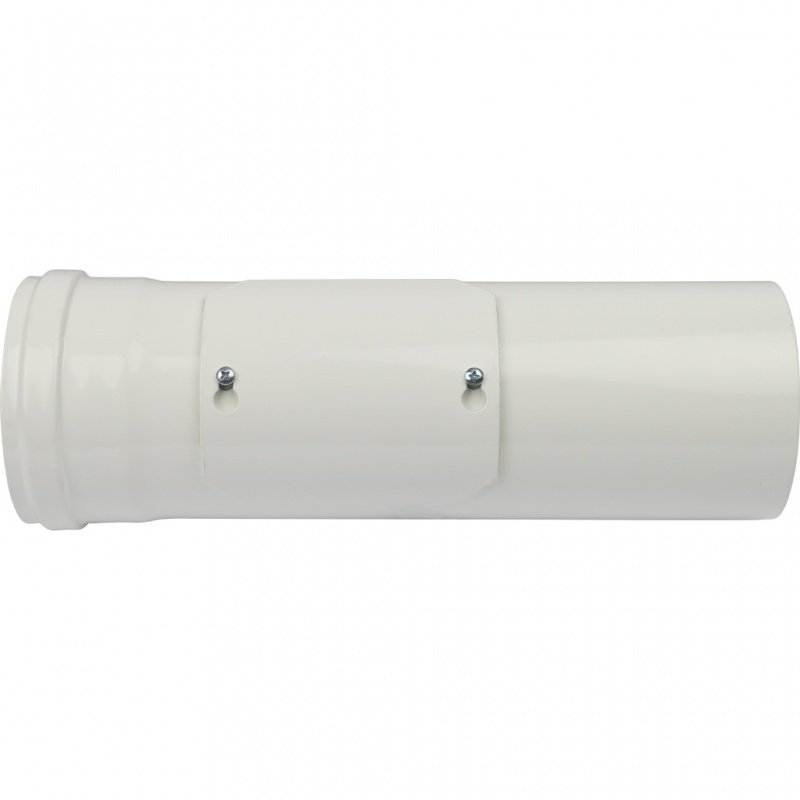 Труба дымохода для конденсационных котлов коаксиальная 60 х 100 L=310 мм с ревизией STOUT