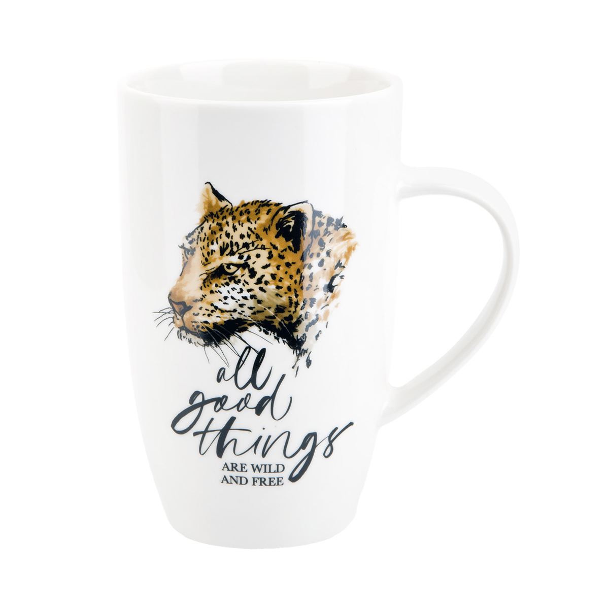 Кружка "дикий и свободный" 430 мл, фарфор (1/12/48) "polystar collection" l2110081-1