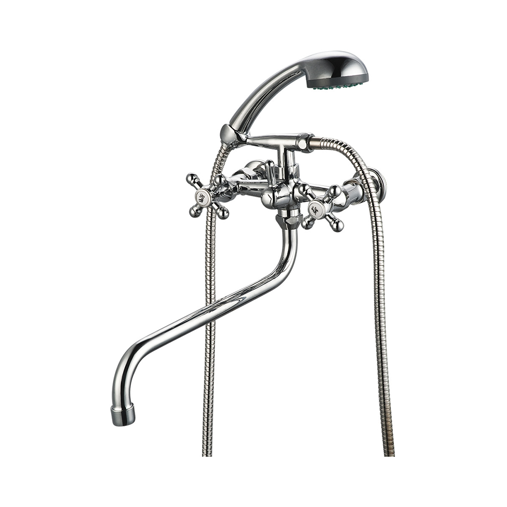 Смеситель для ванн псм-156-к/80 длинный излив (1/10) "профсан"