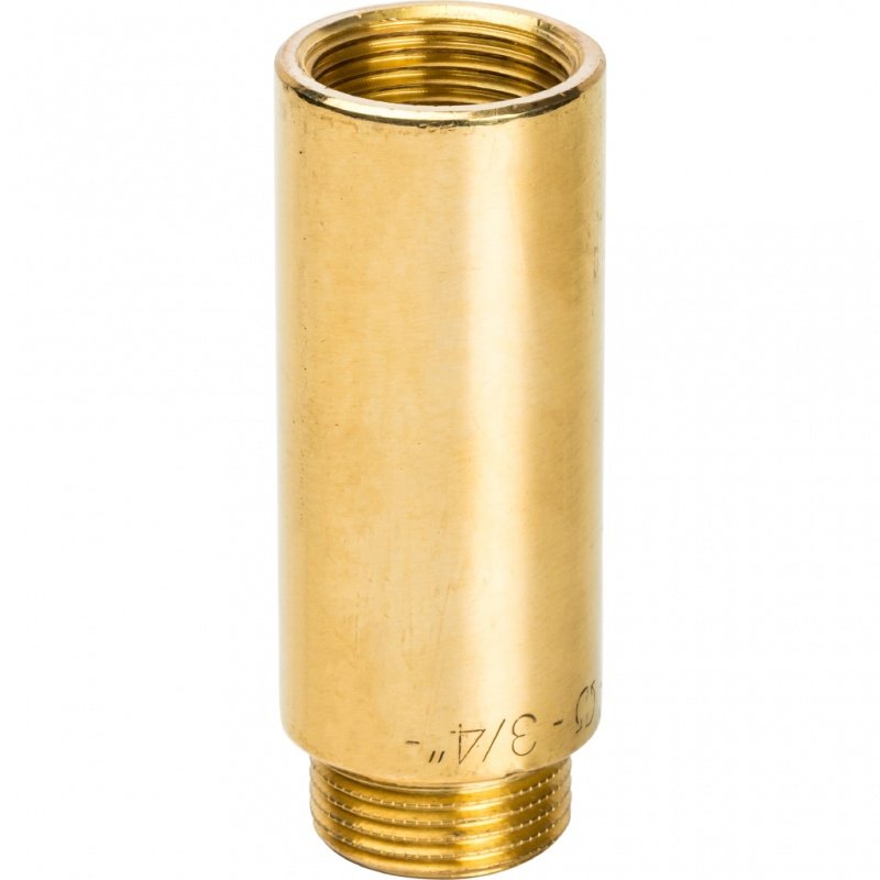 Удлинитель резьбовой ВН 3/4" x 70 мм латунь STOUT