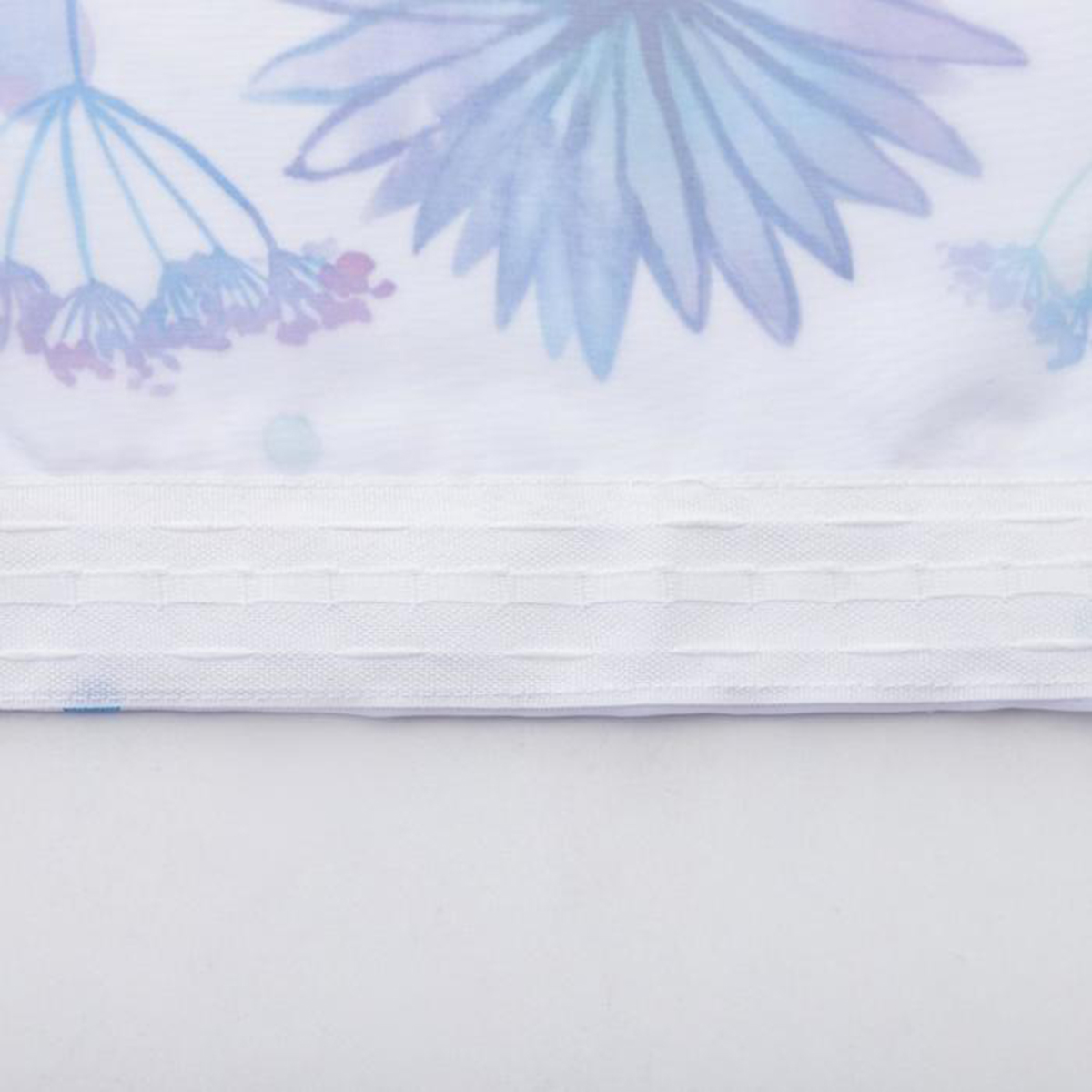 Тюль с подхватом и ламбрекеном "незабудки" 250*200 см, вуаль (1) "этель" 5513582