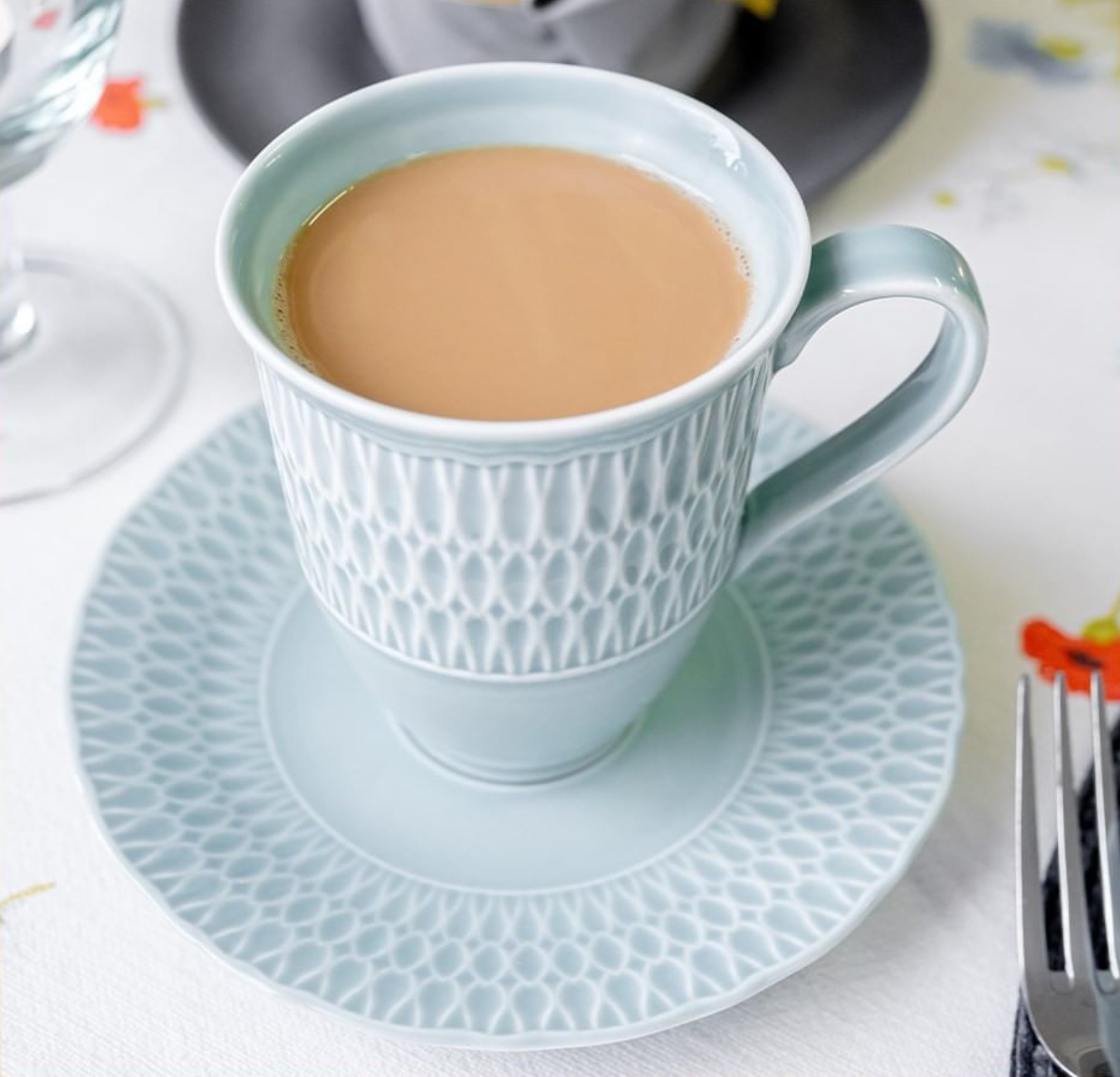 Кружка "sofia" голубая глазурь 300 мл (1/6/36) "cmielow" 0883820 sofia lb05