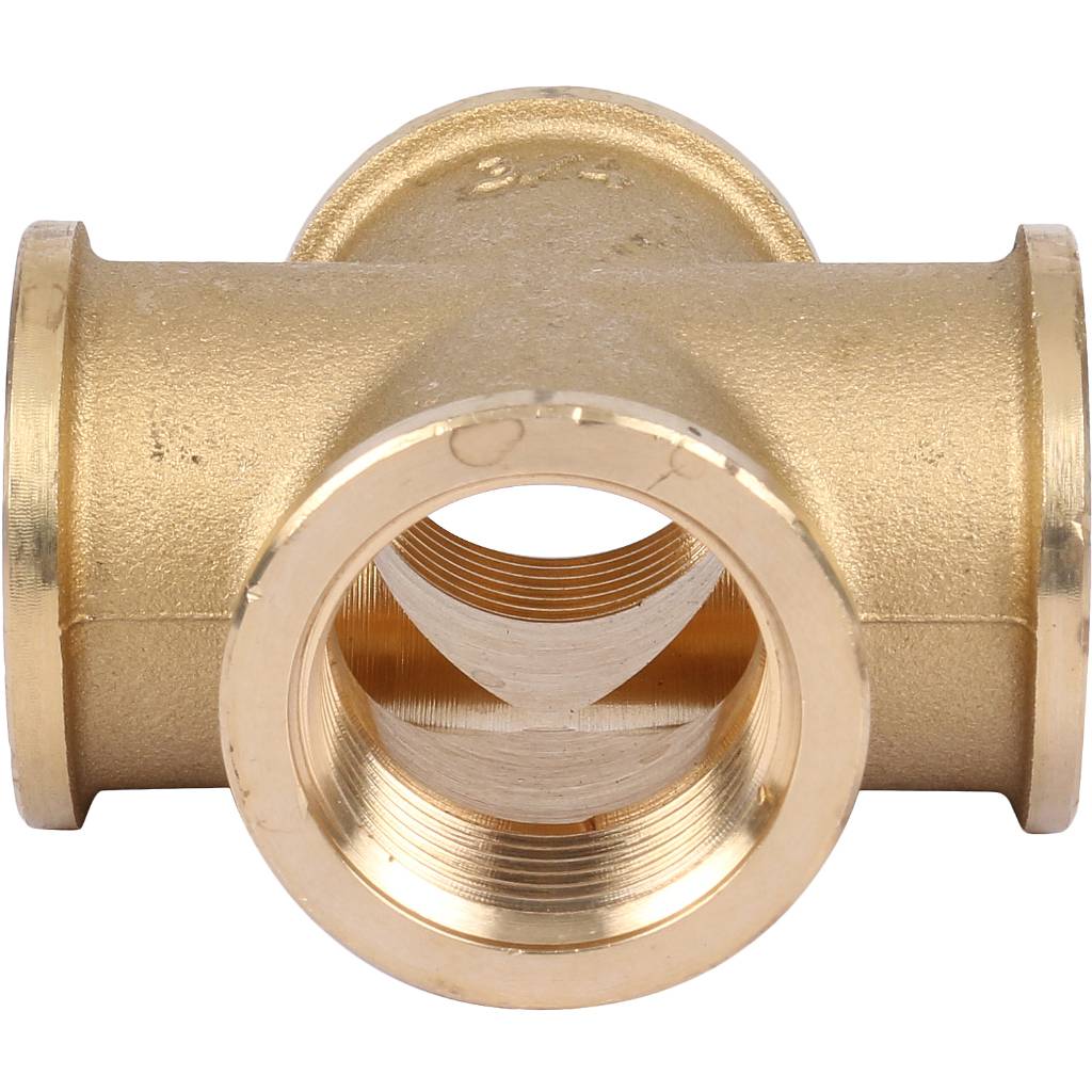 Крестовина 3/4" ВР латунь TIEMME