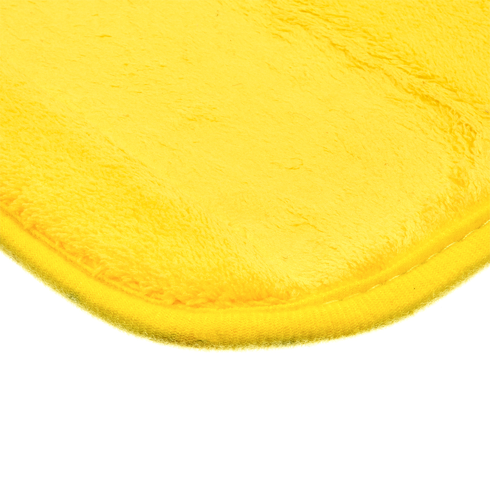 Коврик для ванной c памятью формы "happy" 45*75 см (желтый) (1/10) "vortex" 24121