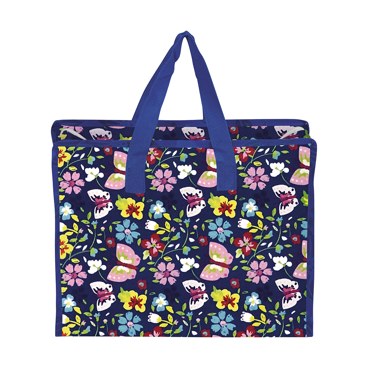 Сумка хозяйственная на молнии 33*26*11 см (полипропилен) (1/12/480) "рыжий кот"