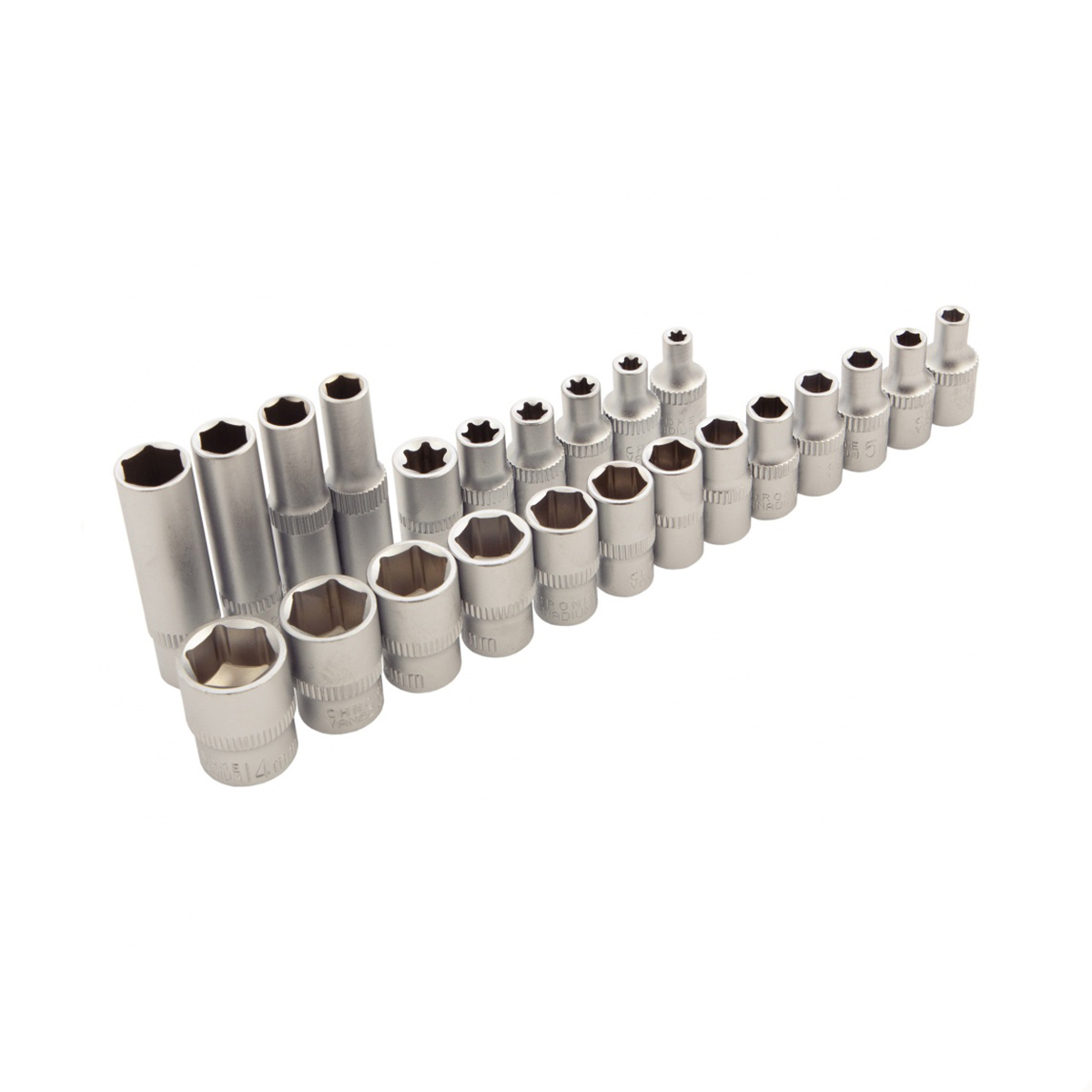 Набор инструментов для автомобиля 1/4", cr-v в кейсе (56 предм.) (1/16) "сибртех"