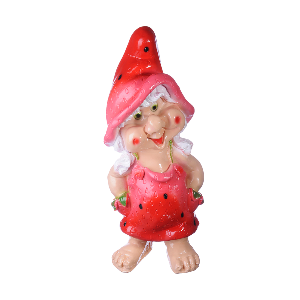 Фигурка садовая "гном - клубничка" 520*220 мм "гарденвилл"