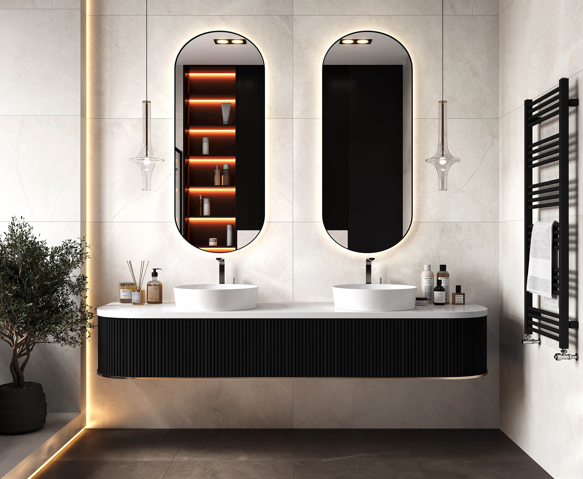 Splash bianco керамогранит белый сатинированный карвинг 60x120