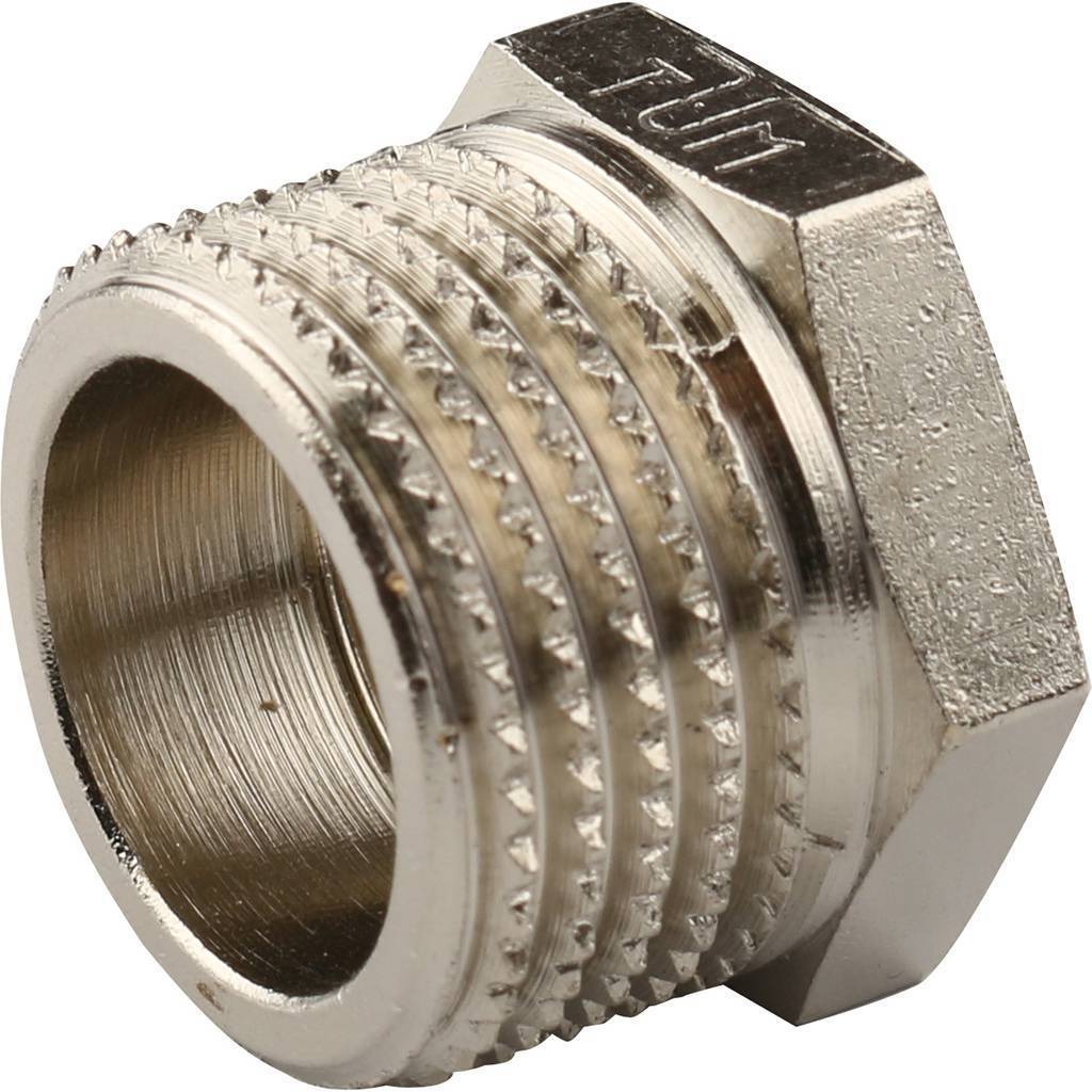 Футорка редукционная НВ 3/4" x 1/2" никель TIEMME