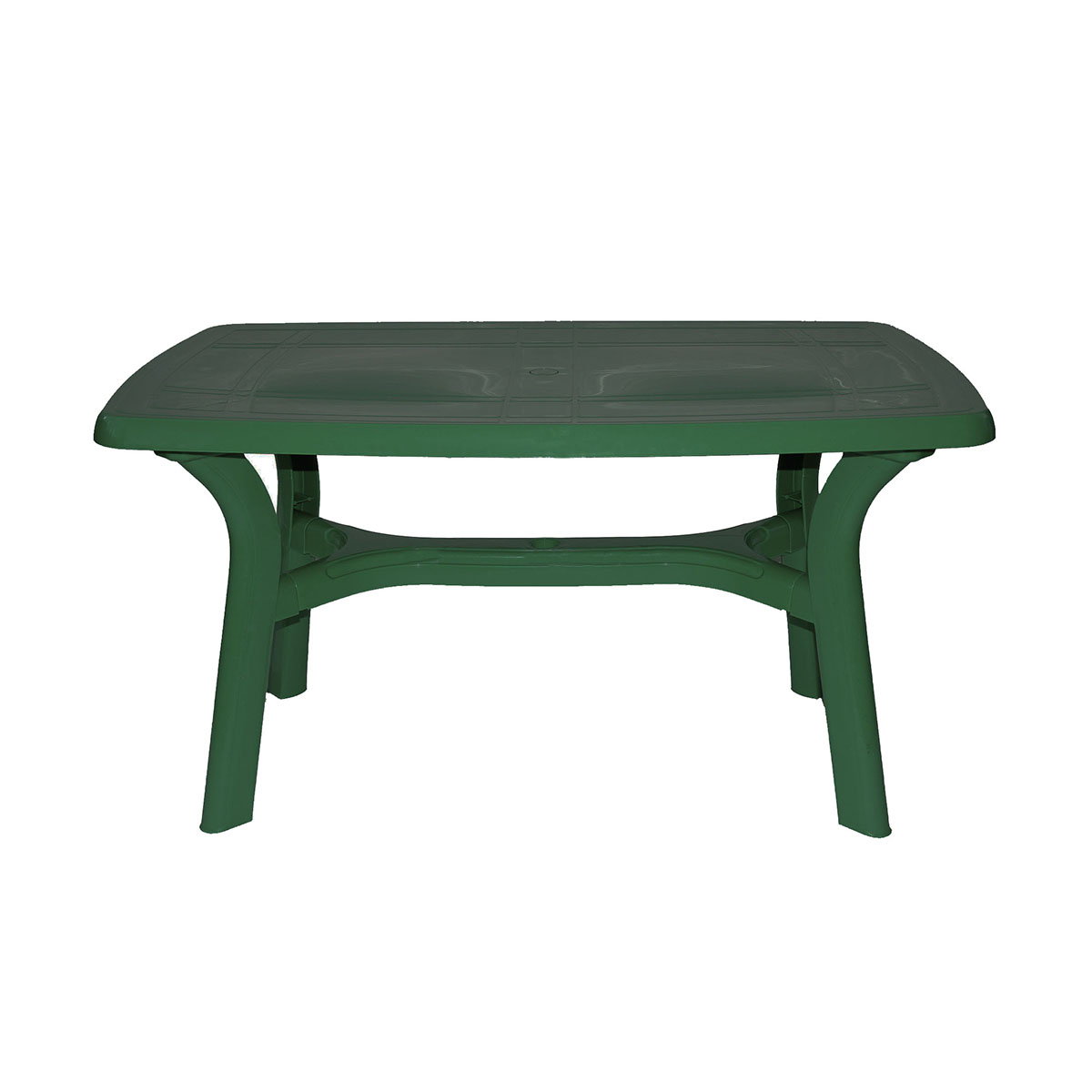 Стол пласт. прямоуг. "премиум" 140*85*72,8 см (темно-зеленый) (1) "стандарт пластик"