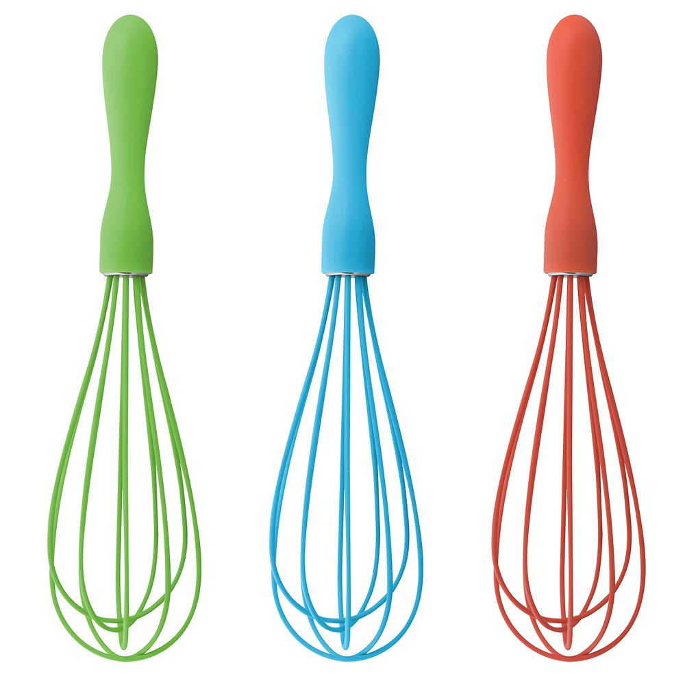 Венчик "эконом" 25 см металл. + силикон (12/144) "мультидом" an50-109