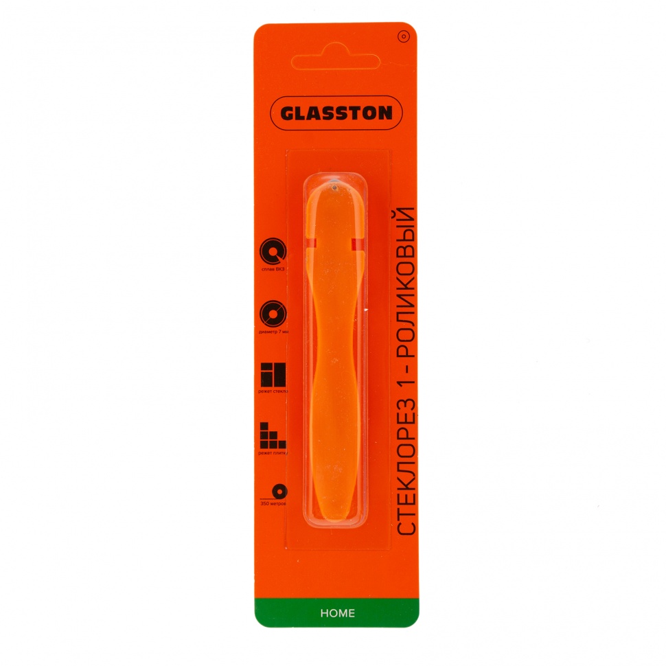 Стеклорез, однороликовый с пластмассовой ручкой (87210)
