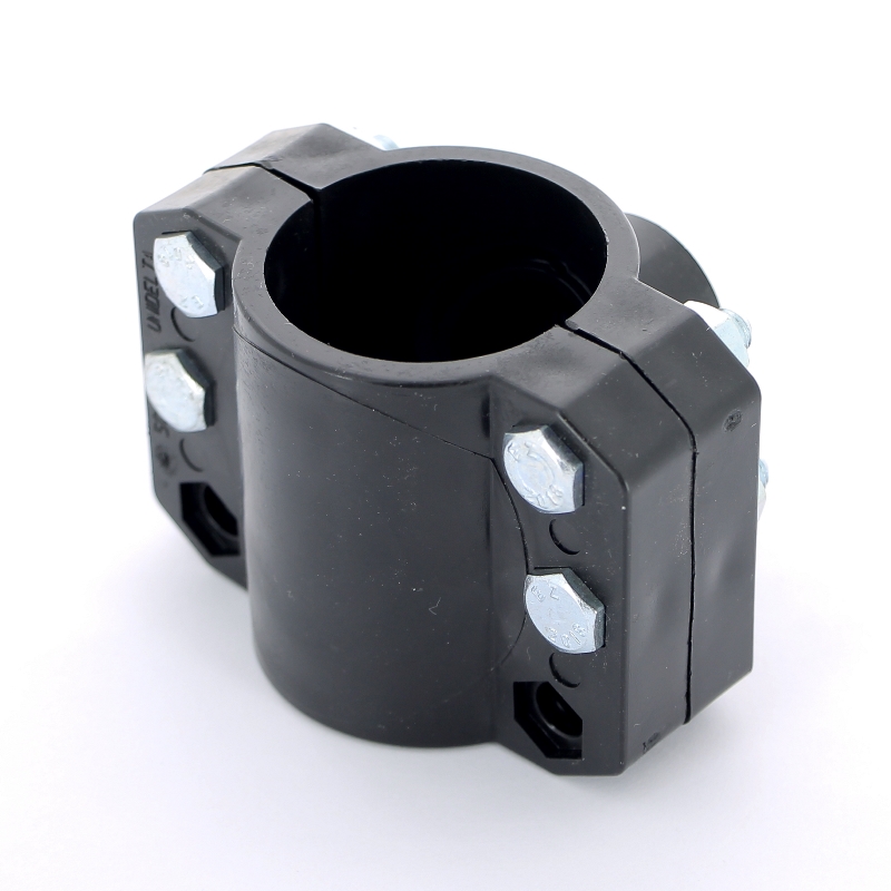 Врезка монтажная седельная 50 x 1/2" ВР, 4 болта, для водопроводных труб ПНД UNIDELTA