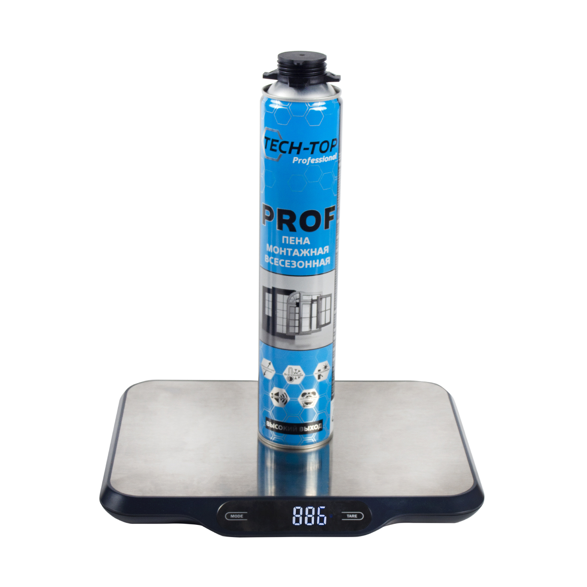 Пена монтажная "теch-тоp" профи 760 мл всесезонная (12)