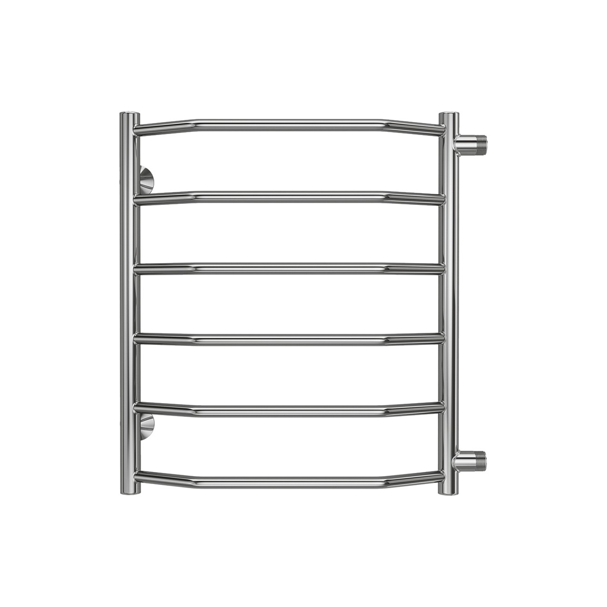 Полотенцесушитель водяной "виктория" п6 500*600 боковое подключ. 500 (хром) "terminus"