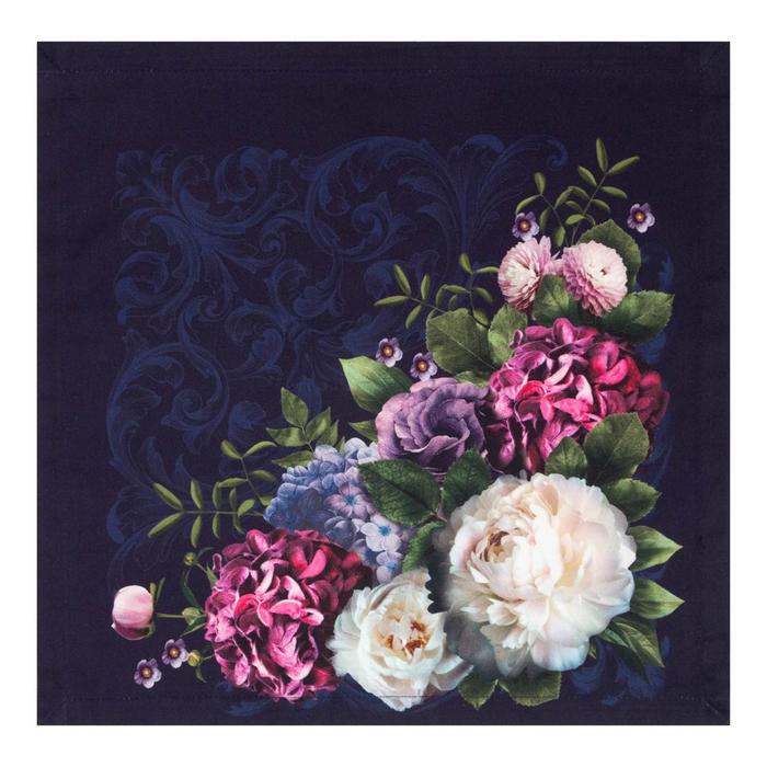 Салфетки столовые "этель" цветочный этюд 40*40 см набор 4 шт. (1) 6988482