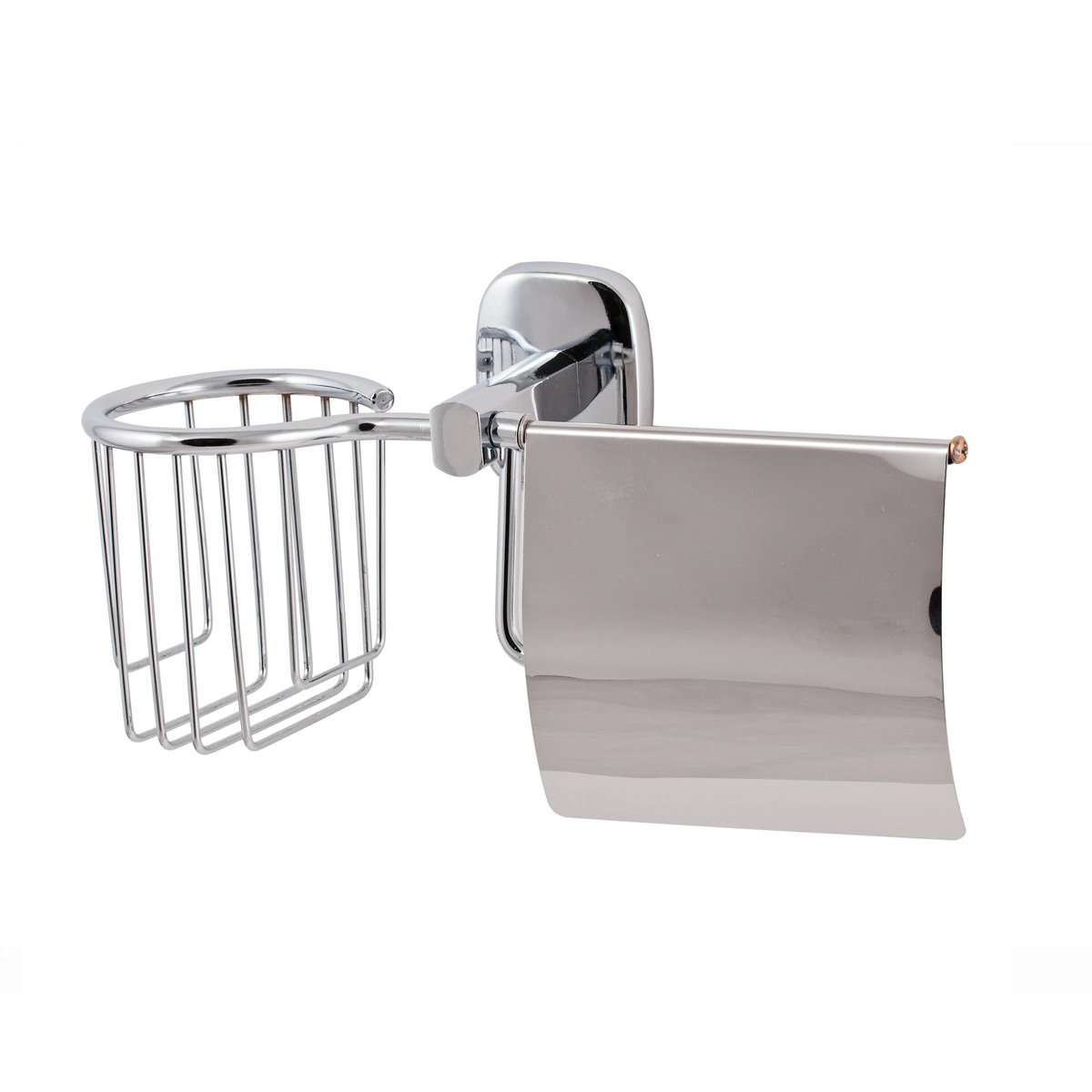 Держатель для туал. бумаги и освежителя воздуха, хром. (1/10) "swensa" 1504-1