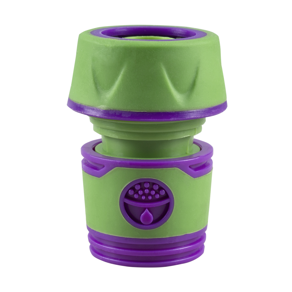 Соединитель для шлангов 3/4" пласт. с резин. покрытием (20/200) "don gazon" 096-5819