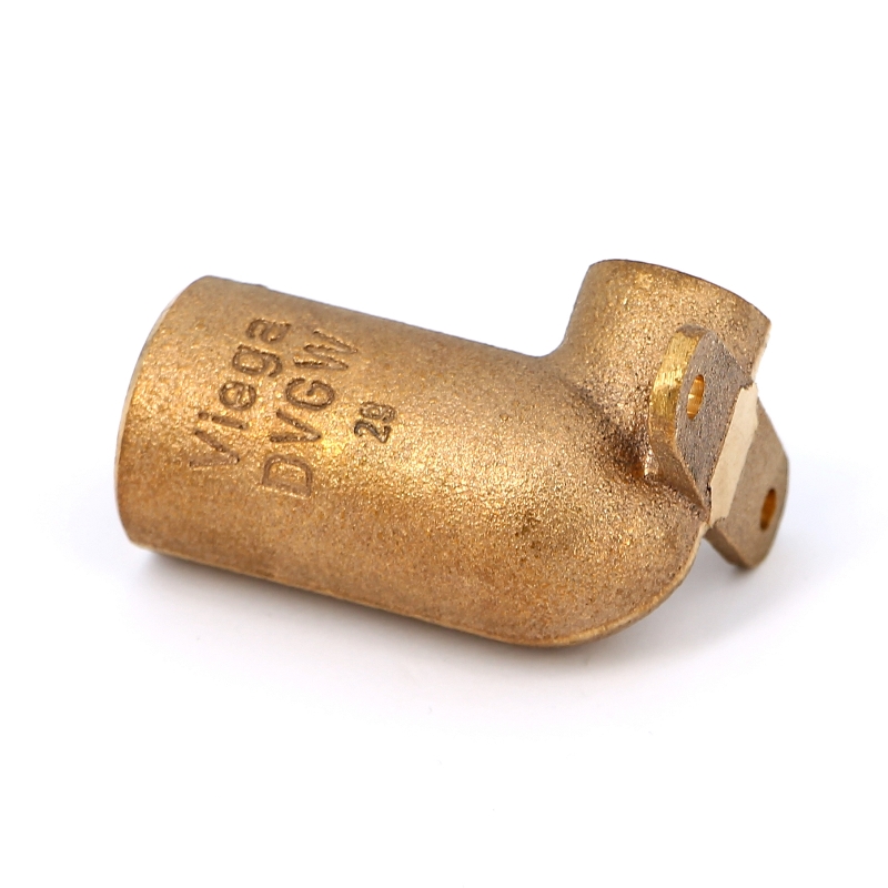 Водорозетка переходная под пайку - ВР 15 x 1/2" x 45 мм VIEGA бронза