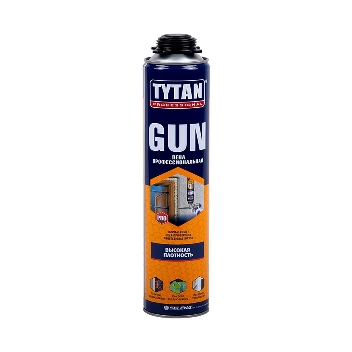 Пена монтажная "tytan professional gun" профи 750 мл (12/672)