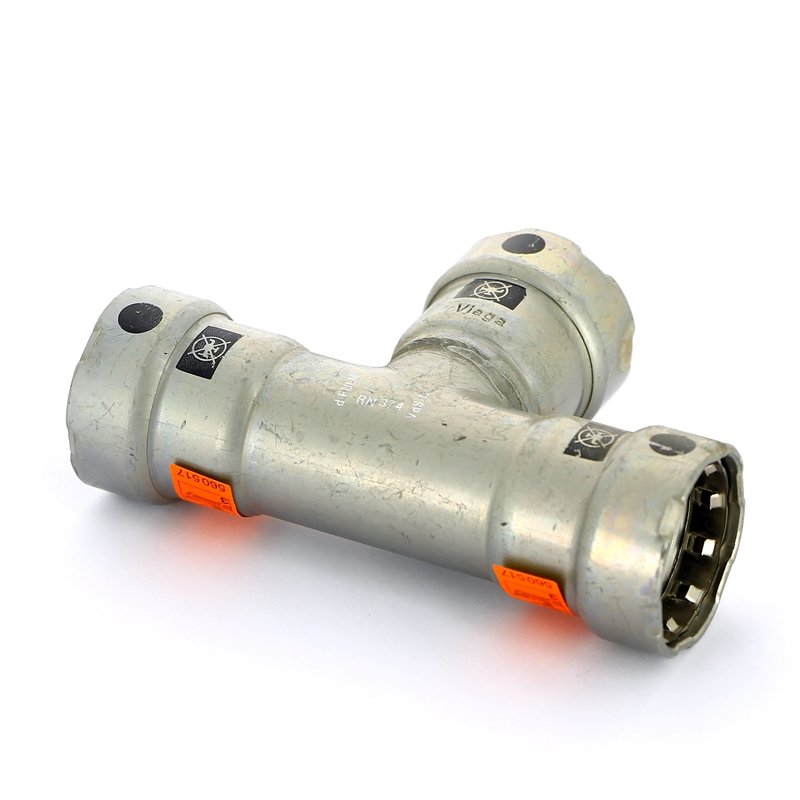 Тройник пресс оцинкованная сталь Megapress VIEGA 3/4"