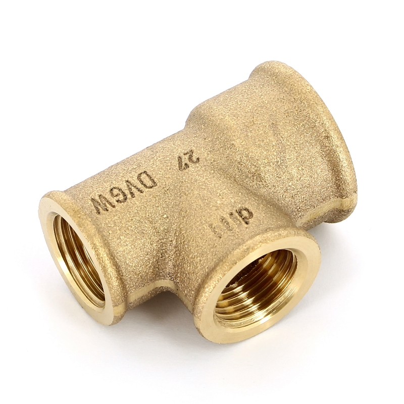 Тройник резьбовой (ВР) 3/4" x 1/2" x 1/2" бронза VIEGA (362492)