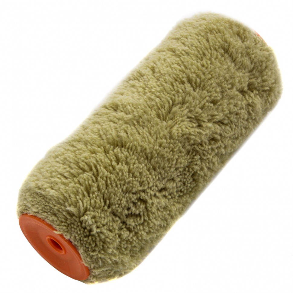 Валик сменный "Фасадные работы", 180 мм, ворс 18 мм, D 48 мм,D ручки - 6 мм, полиакрил, полиэстер Сибртех (80209)