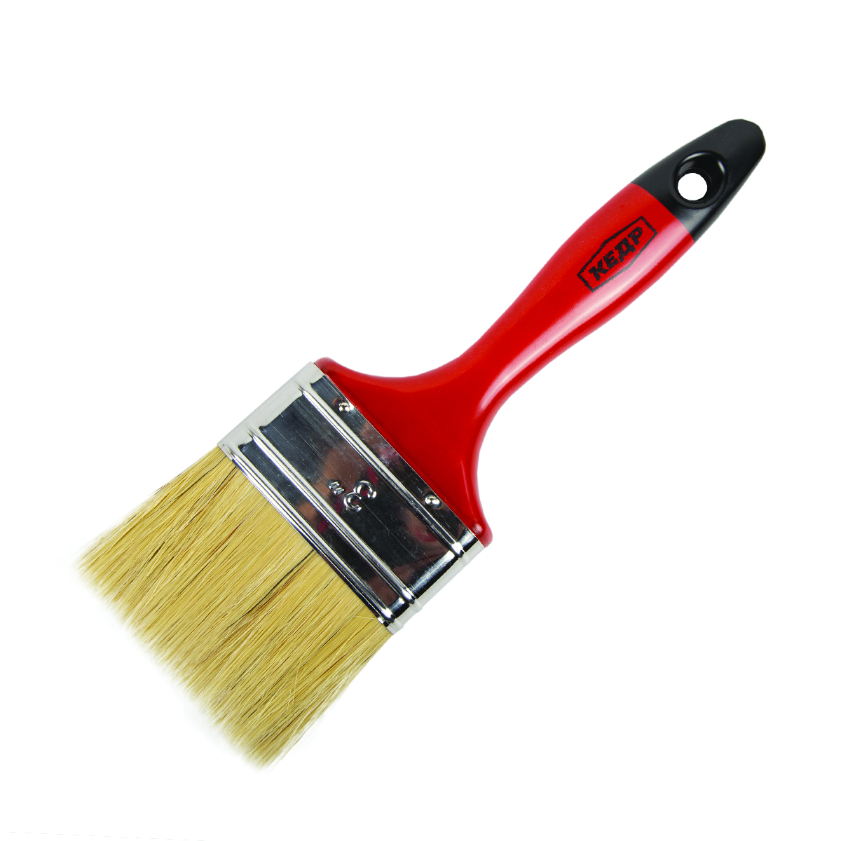 Кисть плоская "профи" №3 /75 мм  (12/240) натур.щетина, пласт.ручка "кедр"  008-5630