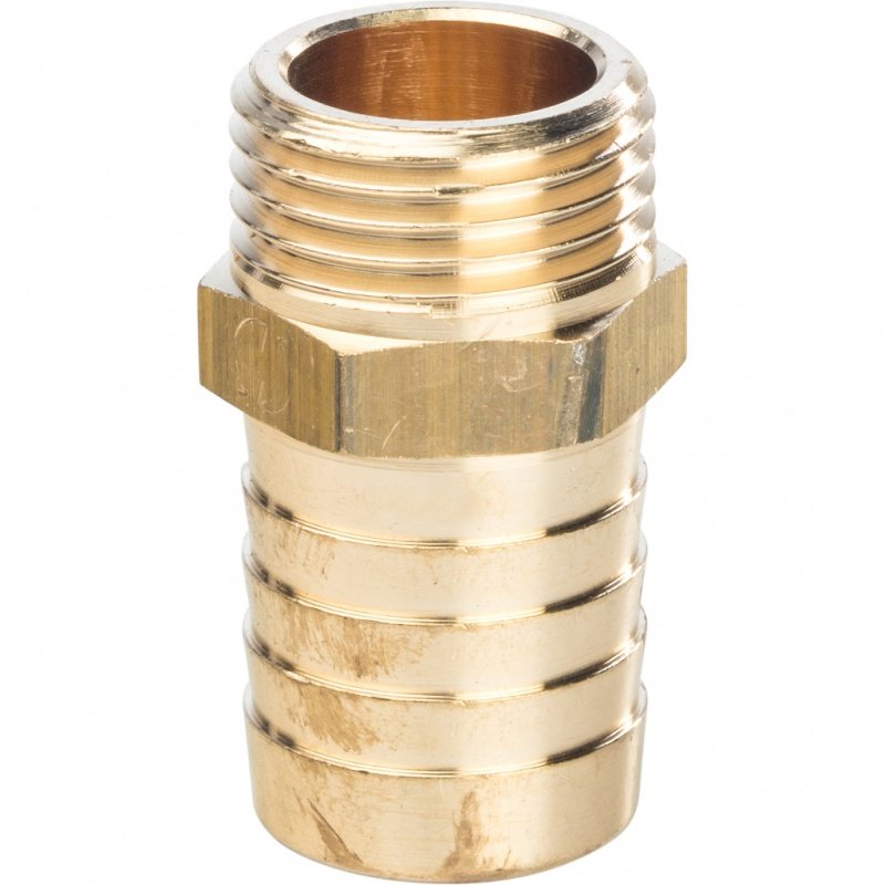 Штуцер НР 1/2" х 20 мм латунь STOUT