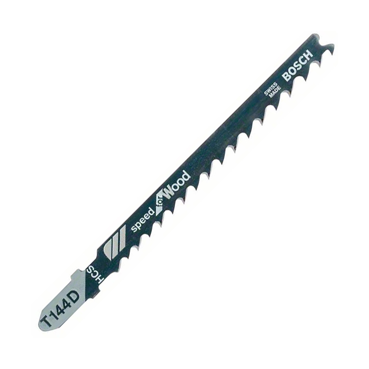 Полотна д/ эл. лобзика по дереву t144d  5 шт. 74 мм (хвостовик с 1 упором) (1) "bosch" 2608630040