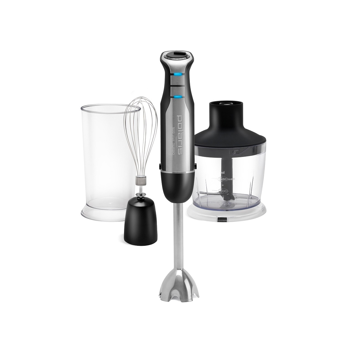 Блендер погружной phb 1036al "titan", 1000 вт, 25 скоростей (1/8) "polaris"