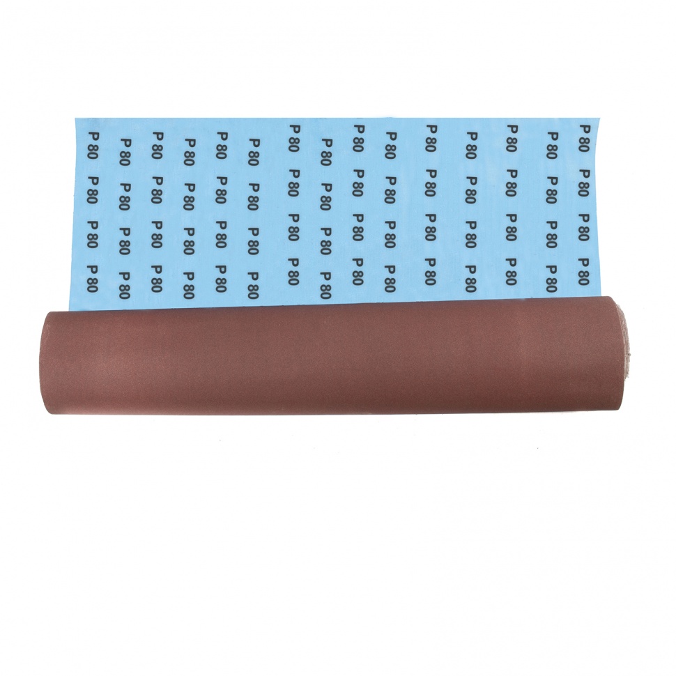 Шкурка на тканевой основе, P 80, 1000 мм х 20 м, водостойкая Matrix (75288)