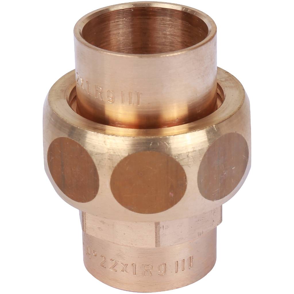 Американка (сгон) 22x1" ВР самоуплотняющаяся под пайку SANHA бронзовый 14340221