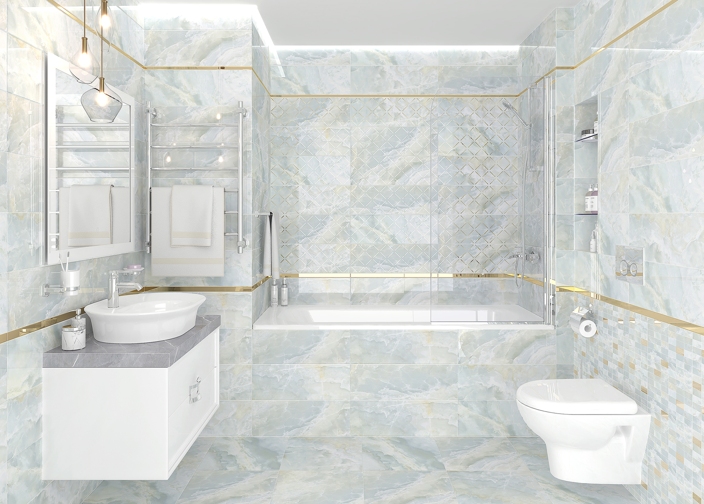 Eden керамогранит светло-голубой 40,20x40,20